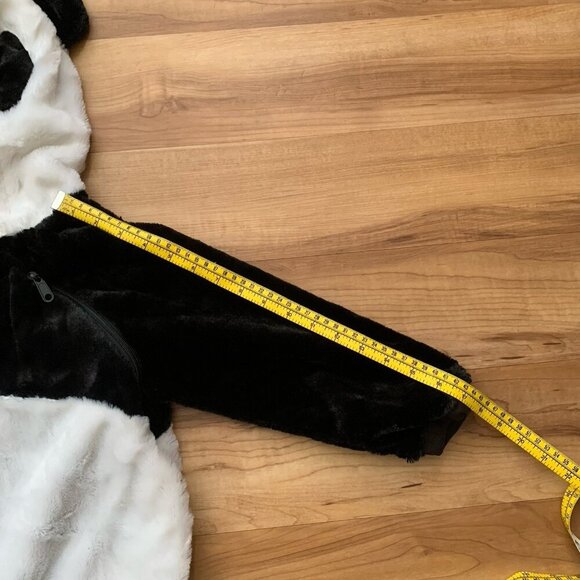 Panda Bear Hooded Halloween Costume Pajama Suit Lounger Size 4T-5T - Picture 4 of 10